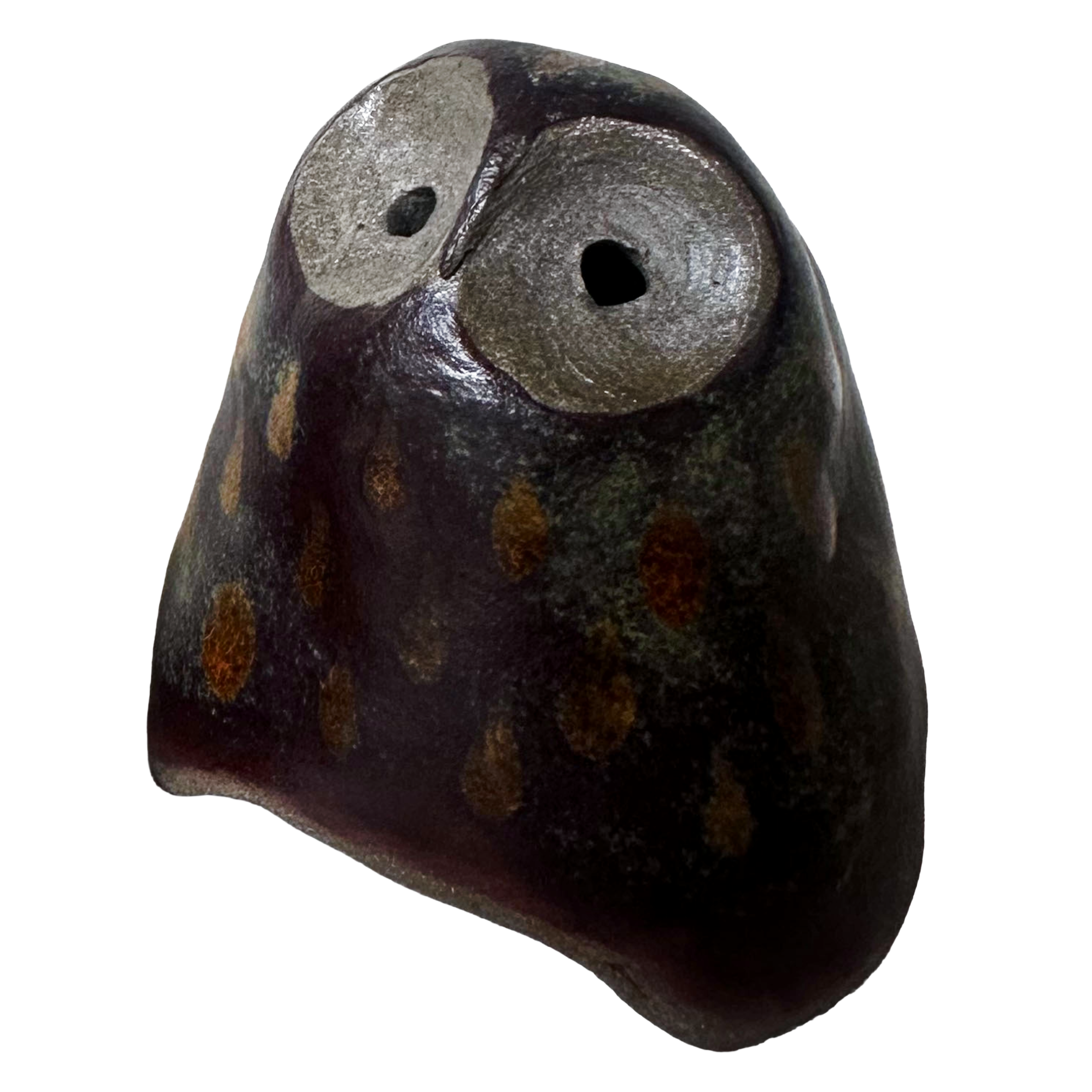 Owl figure speckled